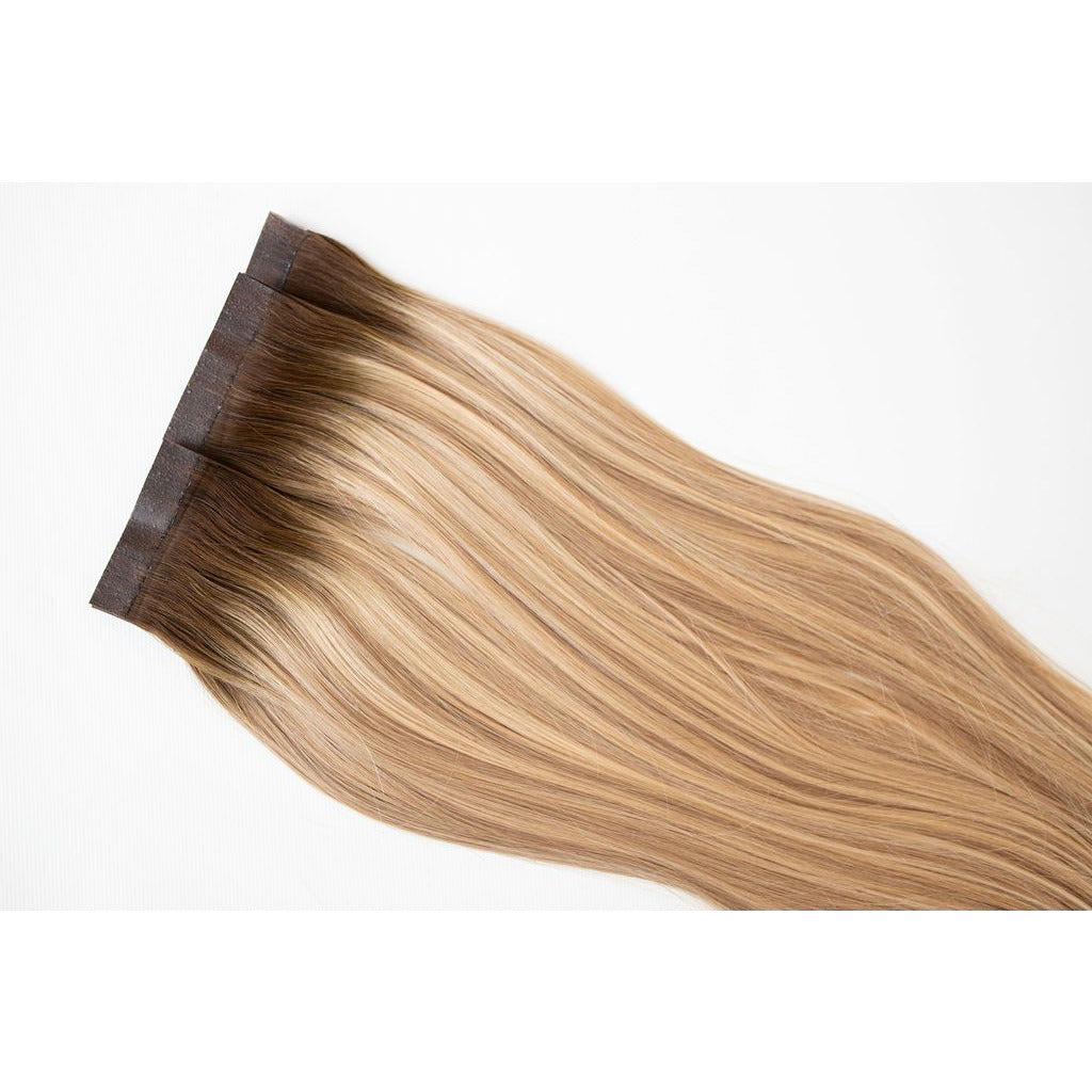 Brown Rooted Dark Beige Blonde - magnetichairdesign.com